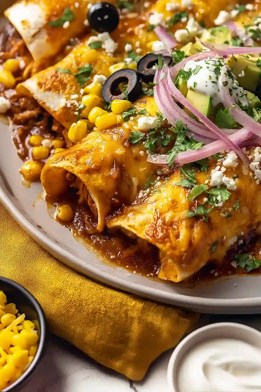 crockpot chicken enchiladas