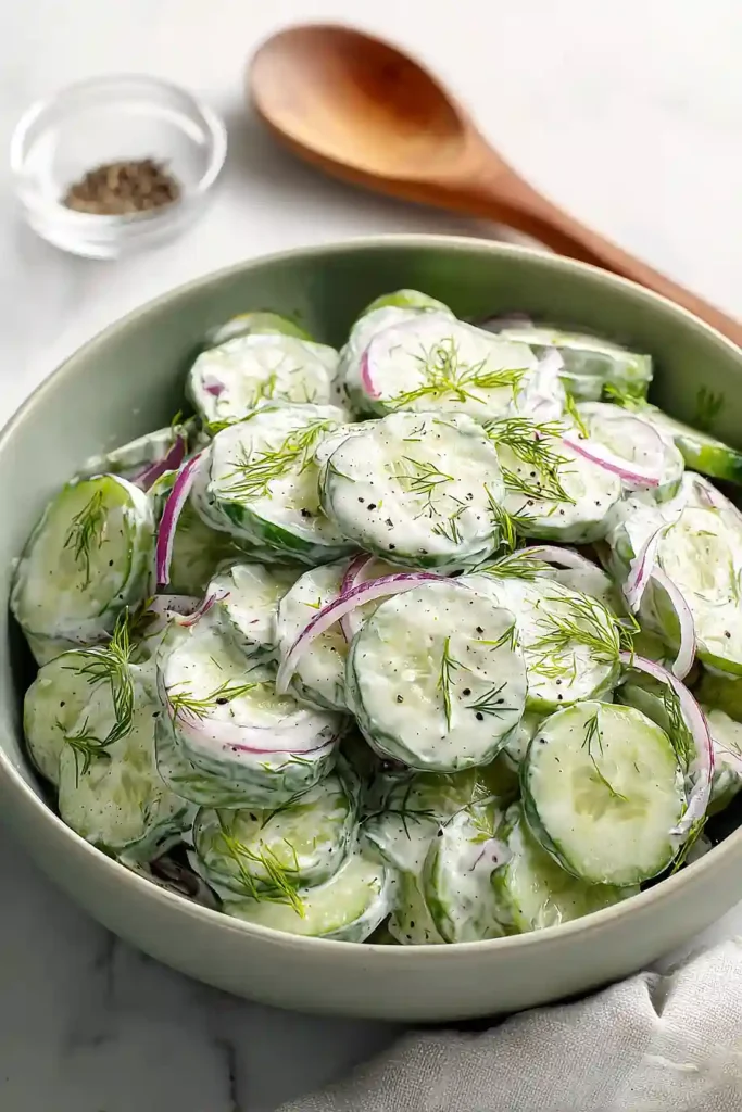vegan cucumber salad