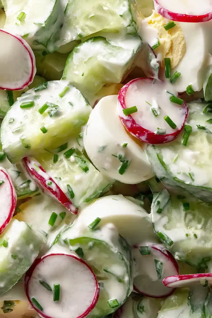 cucumber egg salad