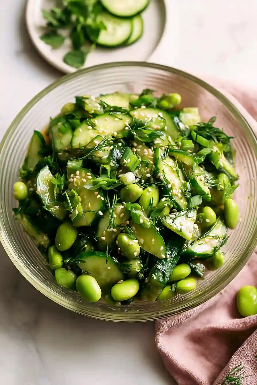 cucumber edamame salad