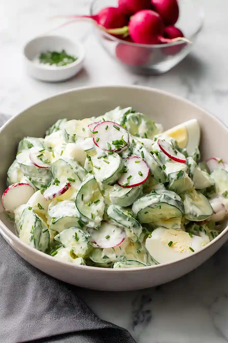 cucumber egg salad