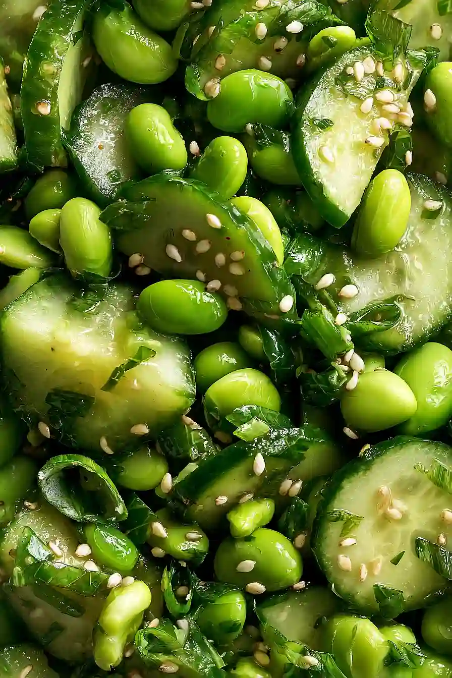 cucumber edamame salad