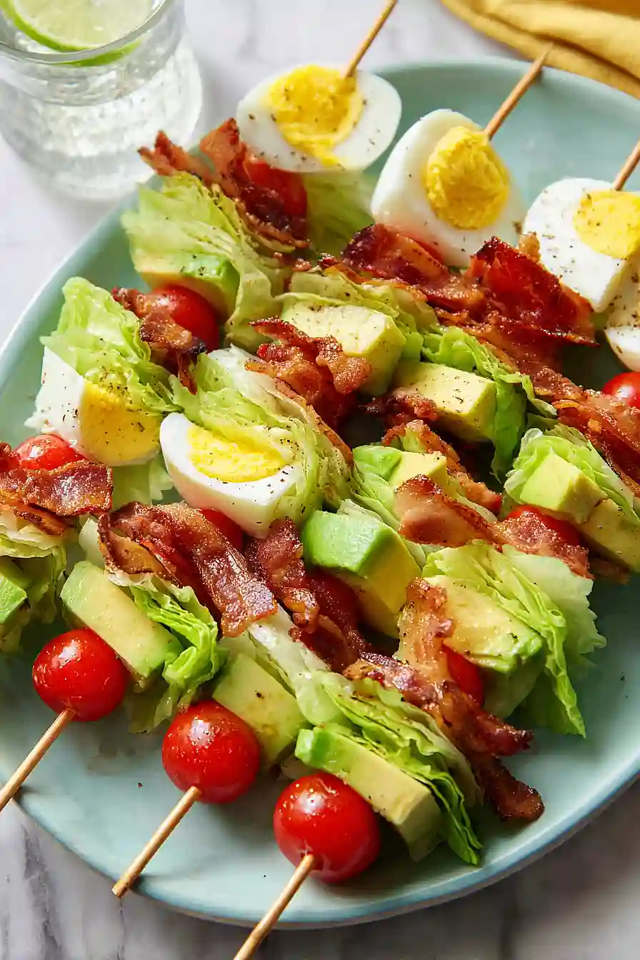 cobb salad kabobs