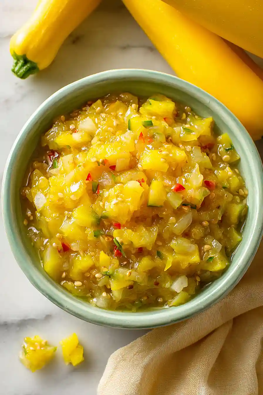 yellow squash relish