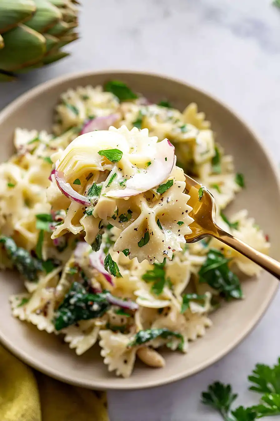 artichoke pasta salad