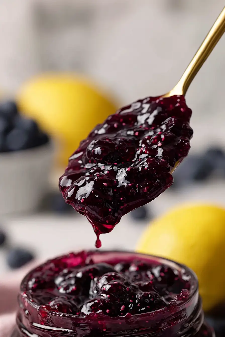 canning blueberry jam