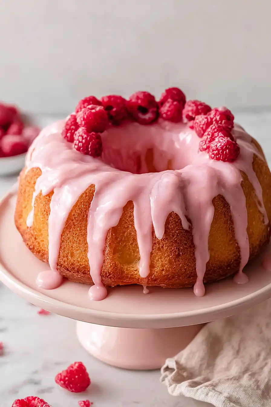 raspberry bundt cake