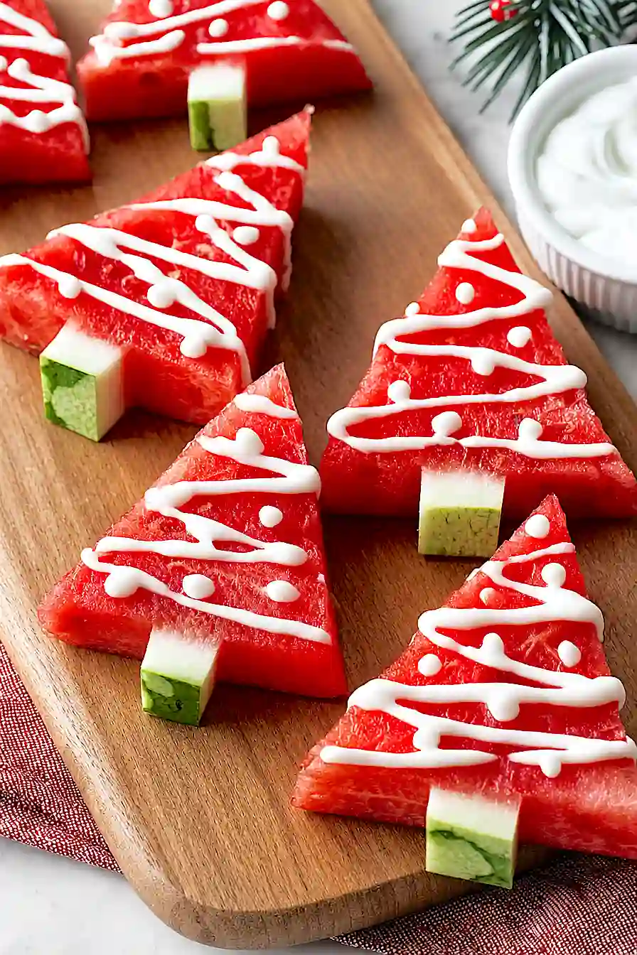 watermelon christmas tree