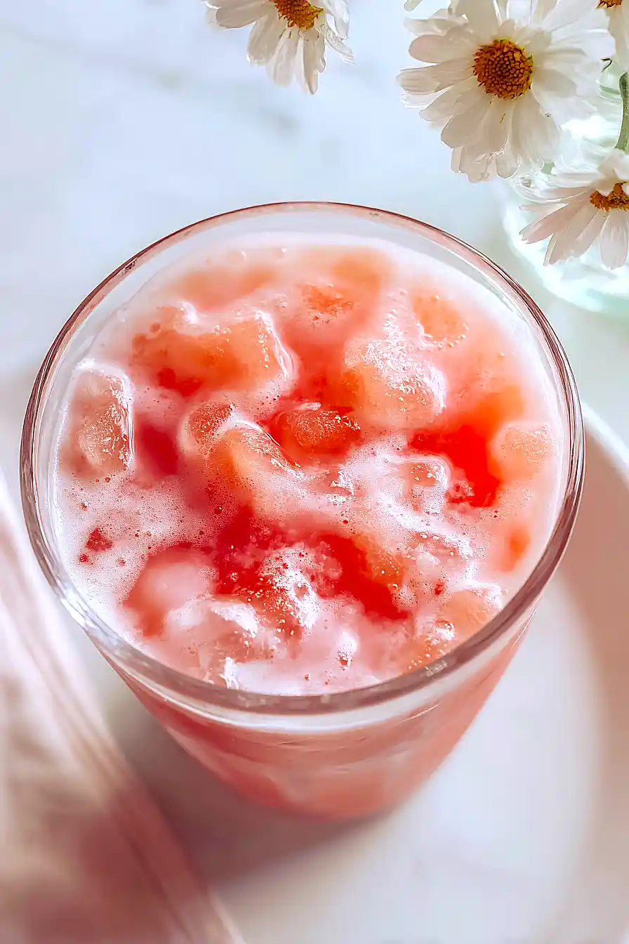 watermelon yakult drink