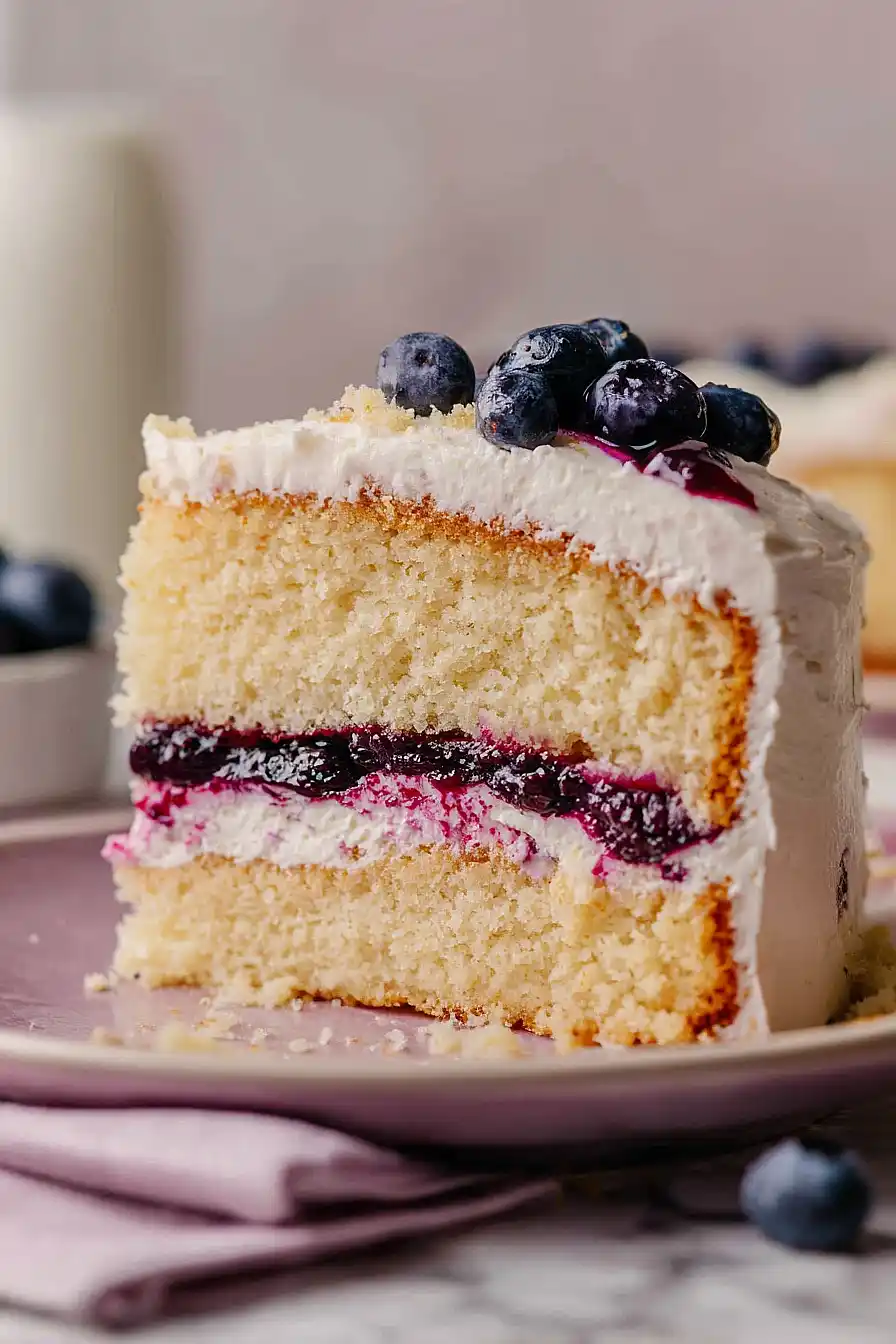 blueberry jam cake